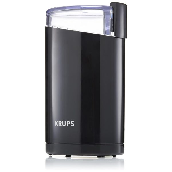 ectqueps40000b_0 jpg - KRUPS F203 Moedor de Café e Temperos com lâminas de aço inoxidável, 85 gramas, preto 120 V