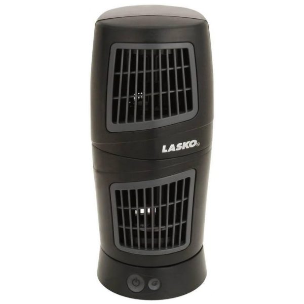 ectquo8qc3700b_0 jpg - Ventilador de Torre Giratório Pequeno 3 Velocidades, 110V 16W, Lasko Twist Top 4911, Preto