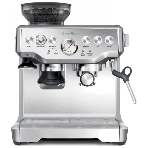 ectquowq9hc00b_0 jpg - Máquina de café expresso, aço inoxidável, BREVILLE BES870XL, Prateado