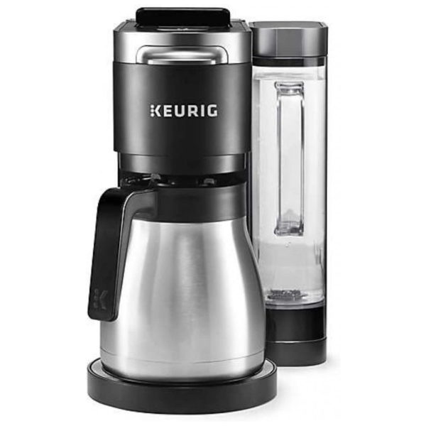 ectqv2kfspz70b_0 jpg - Máquina de Café Expresso com Cápsula de Dose única e Jarra Térmica, 110V 1500W, Keurig K Duo Plus, Prata