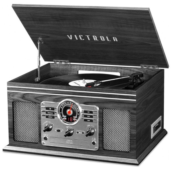 ectqw8ieh6910b_0-1 jpg - Vitrola, Toca Discos 1 Velocidade, sem fio, com USB e Alto Falante, 45 RPM, VICTROLA VTA 200B GH, Preto