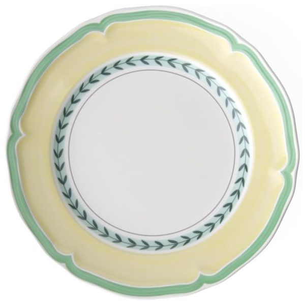 ectqwjv8c0000b_0 jpg - Prato para Salada de 21 cm, Mais Elegância em Sua Mesa com Formato Redondo e Material de Porcelana Premium, Villeroy Boch, Branco, Amarelo e Verde