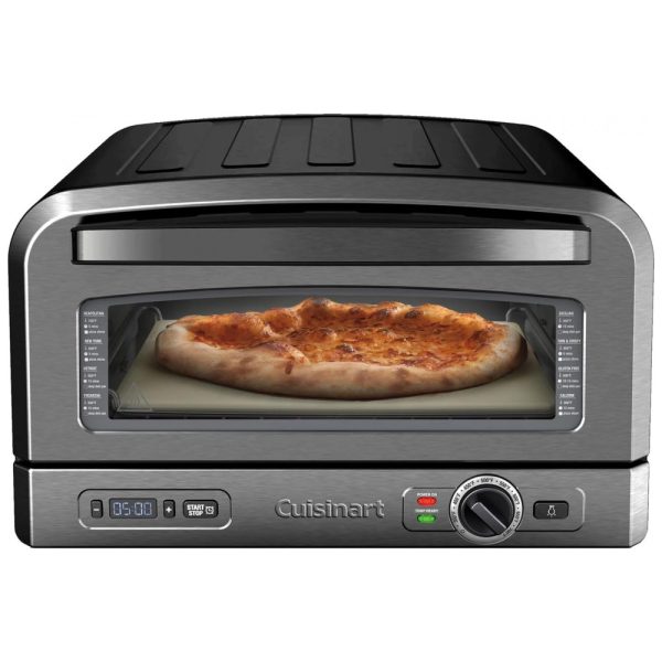 ectqwqt6pqlc0b_0 jpg - Forno de Pizza Portátil de Bancada em Aço Inoxidável Cuisinart CPZ120, 110V 1800W Preto