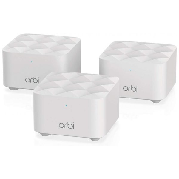 ectqwx3gxtw70b_0 jpg - Orbi Roteador Wi Fi Mesh Vel 1,2 Gbps Área 418m2, 3 Unid, NETGEAR RBK13 100NAS, Branco