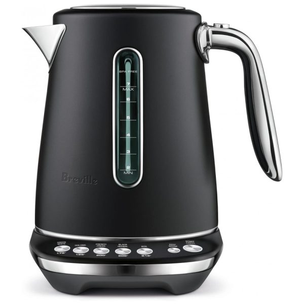 ectqx6zvqb4b0b_0 jpg - Chaleira Elétrica 1,7L em Aço Inoxidável com Controle de Temperatura, 110V 1500W, Breville, Preta