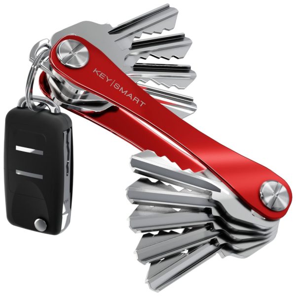 ectqyz1rqxj00b_0-1 jpg - Chaveiro Organizador de Chaves até 14 Chaves Titânio, KEYSMART, Vermelho