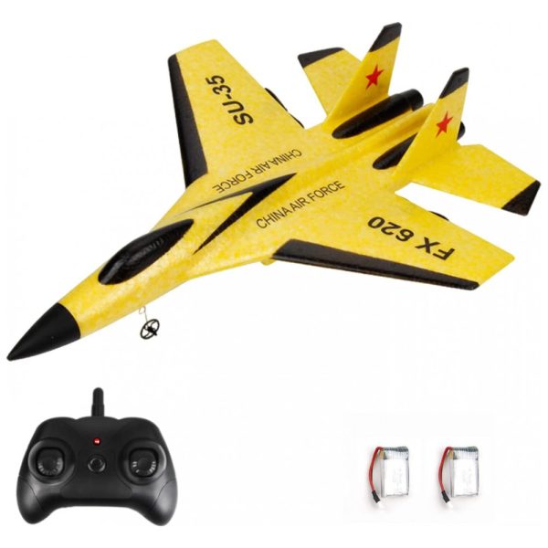 ectqzpyvznv90b_0 jpg - SU 35 Avião de Controle Remoto 2.4G Design 2CH, Idade Recomendada 14, EPIPGALE, Amarelo