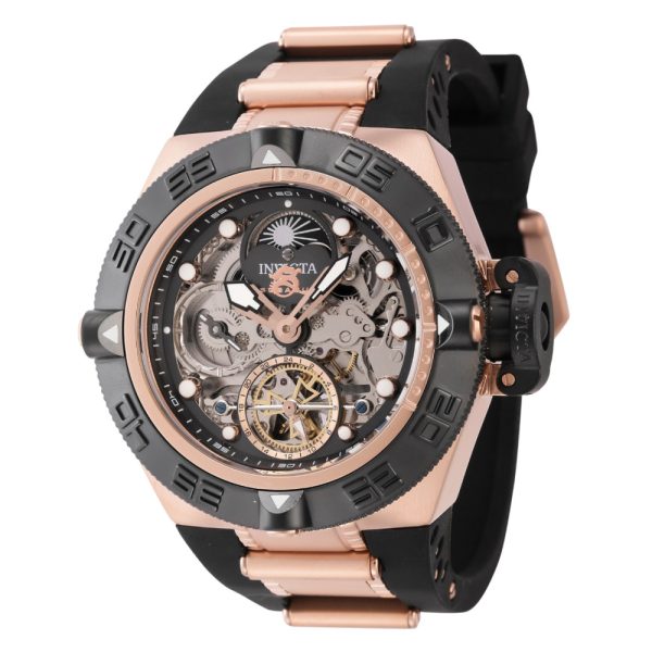 ectq11934_vni_0-1 jpg - Relgio Subaqua Noma IV Automtico Masculino 50mm, Preto e Ouro Rosa Invicta 43911