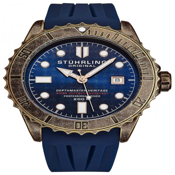 ectq145g6z590b_0 jpg - Relógio Masculino Analógico Swiss Automático Ideal para Mergulho, Modelo 1003,02, STUHRLING 1003.02, Azul Escuro