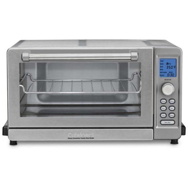 ectq1koa56m10b_0 jpg - Forno Elétrico de Bancada com Tela LCD, 1800W, Aço Inoxidável, 110v, CUISINART TOB 135N, Cinza