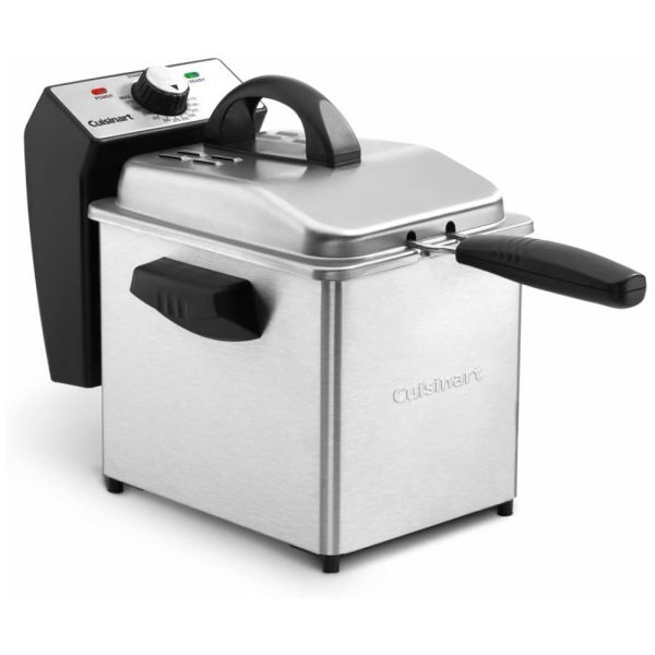 ectq264cecj10b_0 jpg - Fritadeira Elétrica 2 Litros com Controle de Temperatura, Aço Inoxidável, Cuisinart CDF 130, 110V 1500W