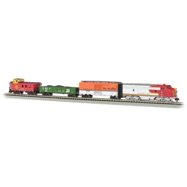 ectq2uc329700b_0-1 jpg - Conjunto de Trem Trenzinho Elétrico Escala 1160, BACHMANN TRAINS 24021, Vermelho