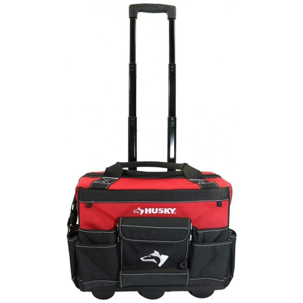 ectq2uciev800b_0 jpg - Bolsa de Ferramentas Organizadora com Rodas e 18 Compartimentos, HUSKY GP 43196N13, Preto