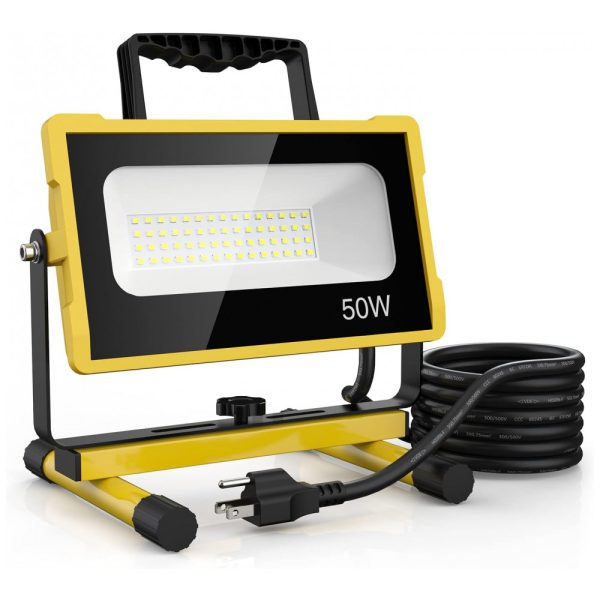 ectq3gw5hcm70b_0 jpg - Lanterna Luz de Trabalho LED Portátil com Fio e 5000 Lúmens 500W, 110v, OLAFUS GDD50, Amarelo