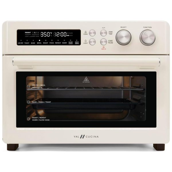 ectq3k4h6ntb0b_0-1 jpg - Forno Elétrico Retro 25 Litros 10 em 1 Multifuncional de Fácil Limpeza, 110V 1750W, Val Cucina, Creme