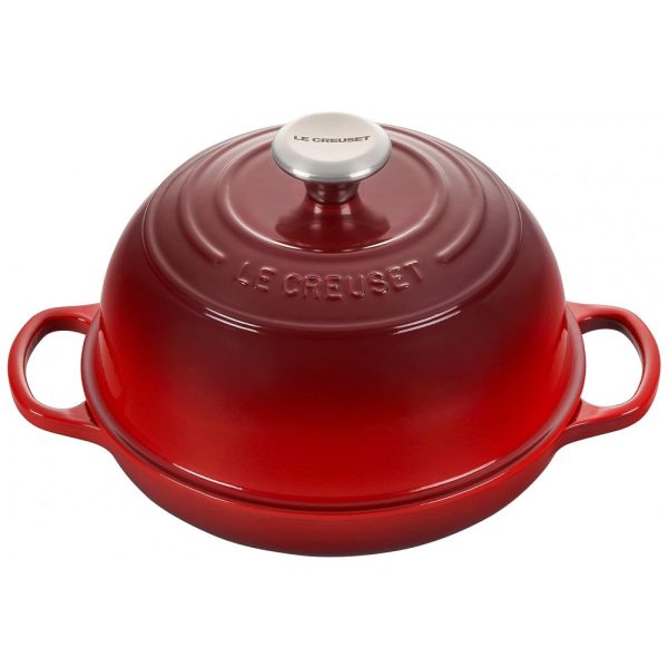 ectq3t7b38r90b_0-1 jpg - Le Creuset Panela de Ferro Fundido Forno de Pão 2L com Cozimento Uniforme, Vermelha