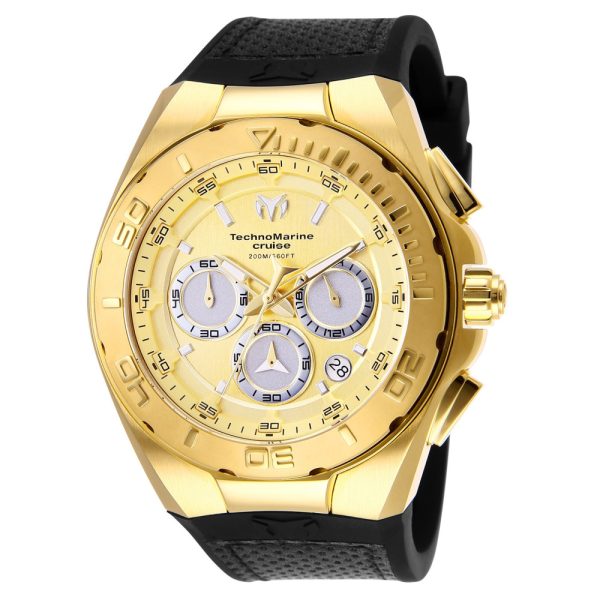 ectq400711_mt_vni_0-1 jpg - Relógio Masculino TechnoMarine Cruise Steel, Invicta TM117004, Preto e Dourado