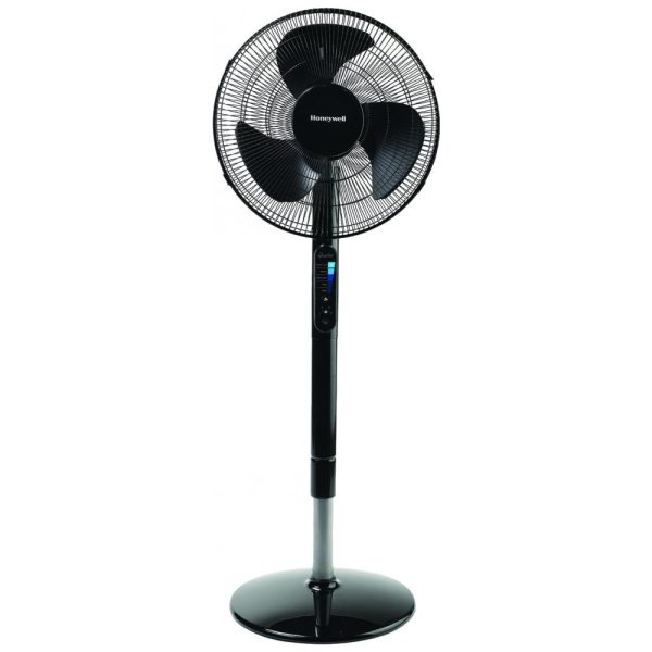 ectq422kq4570b_0 jpg - Ventilador Pedestal com Controle Remoto, Oscilação e 5 Velocidades, 110V 60W, Honeywell HSF600B Advanced QuietSet, Preto