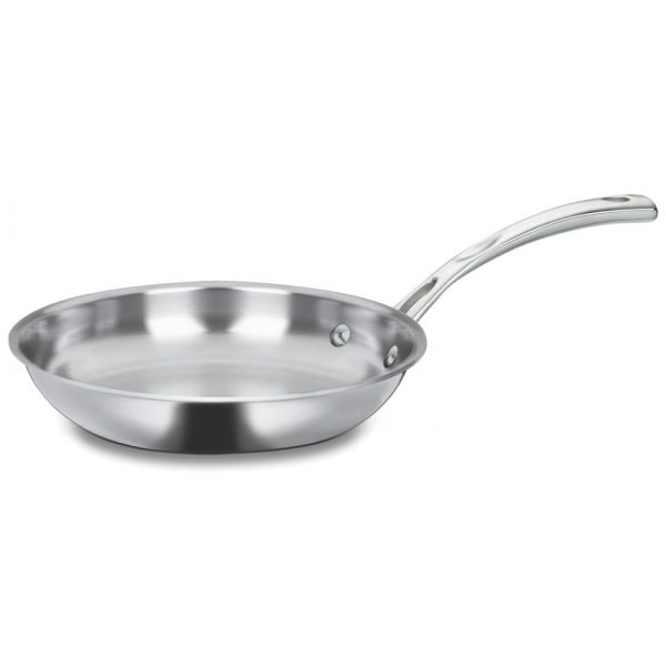 ectq441s2n800b_0 jpg - Frigideira de em Aço Inoxidável de Camada Tripla, Cuisinart French Classic