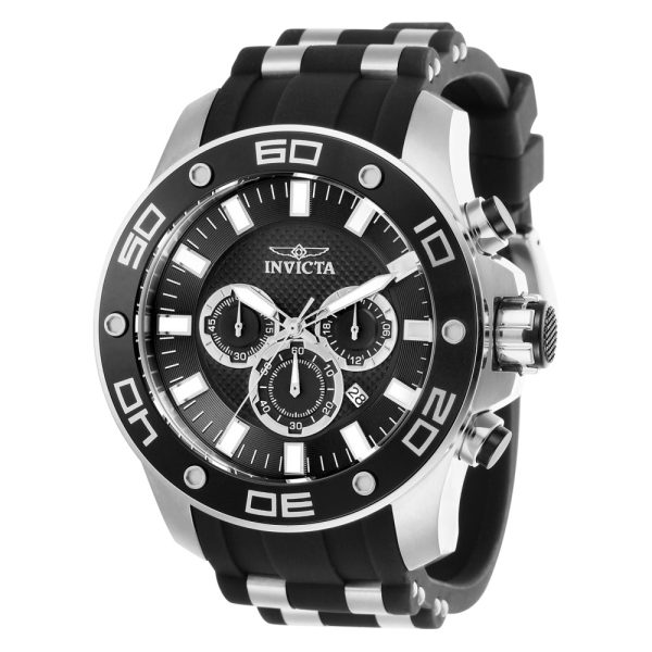 ectq48062_vni_0 jpg - Relógio Masculino Pro Diver SCUBA, Invicta 26084, Preto e Prata