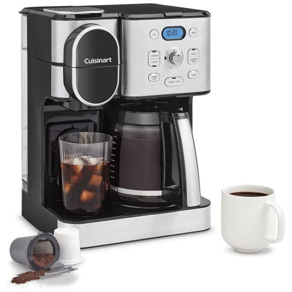 ectq48b2t9pb0b_0 jpg - Cafeteira Programável 1 Litro em Aço Inoxidável com Painel Digital, 110V 1100W, Cuisinart SS16, Prata e Preta