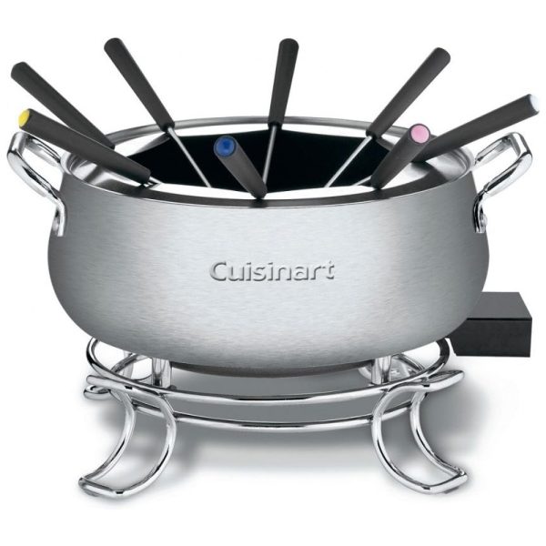 ectq4k82n6c00b_0 jpg - Panela de Fondue Elétrica 3L com 6 Garfos Aço Inoxidável, 1000W, 110v, CUISINART non 26268, Prateado