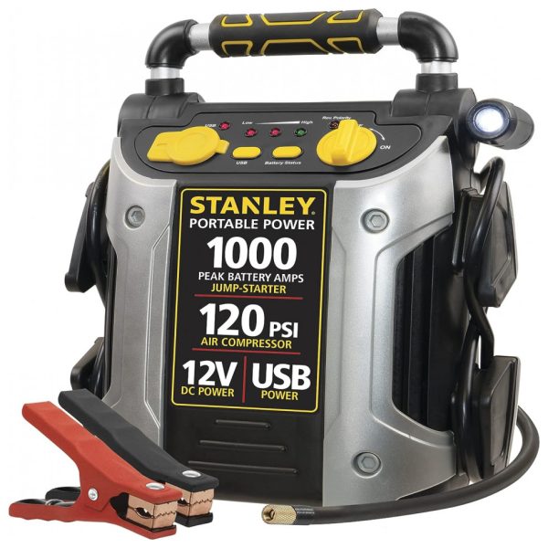 ectq4lxv6x200b_0 jpg - STANLEY J5C09 Carregador de Bateria Automotiva Portátil, 1000 Pico, 5, compressor de ar 120 PSI e USB