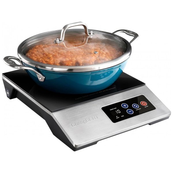 ectq4n1cmfw70b_0 jpg - Cooktop de Indução Portátil com Controle Digital e Temporizador 1800W, 110v, CHANGBERT FC1S13, Prateado