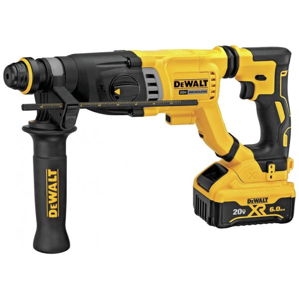 ectq4slz6gs70b_0 jpg - Martelete Perfurador Rotativo SDS com Bateria 20V Inclusa, DEWALT DCH263R2, Amarelo