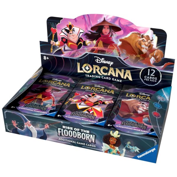 ectq4tkj27vb0b_0 jpg - Jogo de Cartas Disney Lorcana Rise of The Floodborn para TCG 24 Unidades para Maiores de 8 Anos, Ravensburger