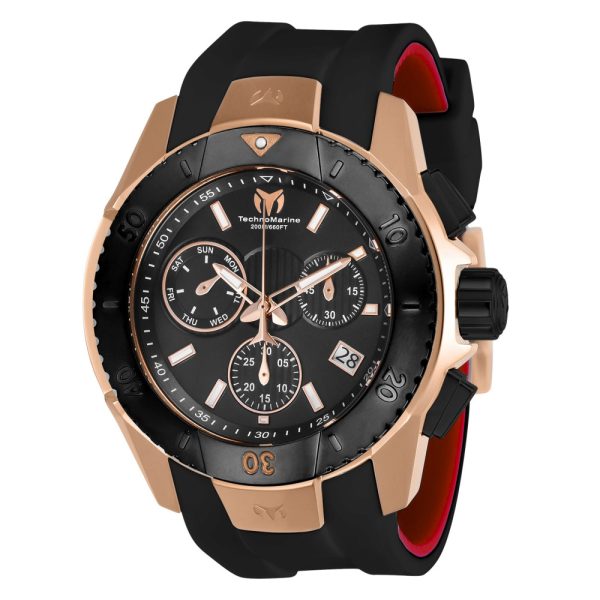 ectq500616_mt_vni_0-1 jpg - Relógio Masculino de Quartzo TechnoMarine UF6, Invicta TM616005, Preto e Vermelho