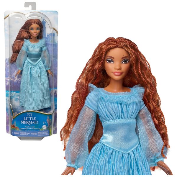 ectq5mvd184b0b_0 jpg - Boneca Ariel Fashion com Vestido Azul Exclusivo Inspirada na Pequena Sereia da Disney, Mattel