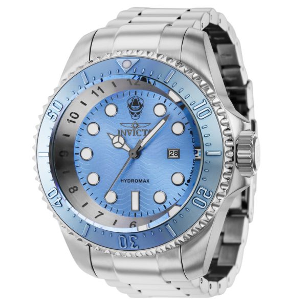 ectq72773_vni_0 jpg - Relógio Masculino Analógico de Quartzo 52mm, Invicta Hydromax 37727, Prata