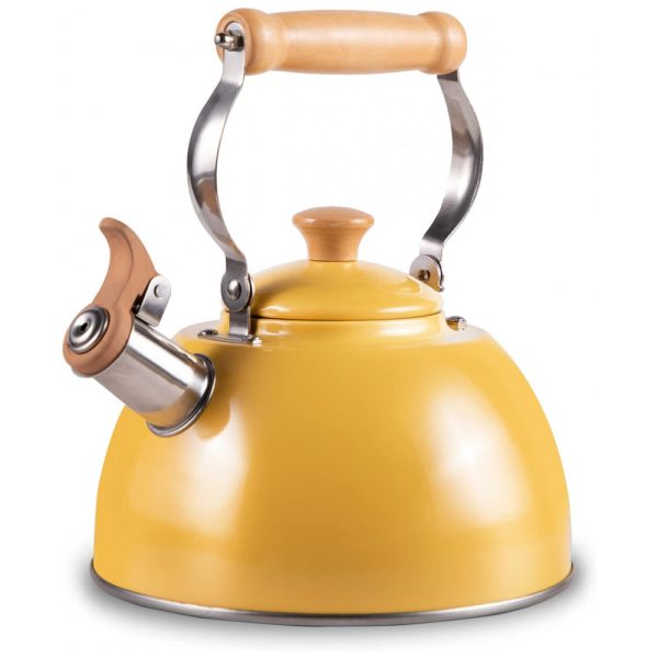 ectq72byf8v80b_0 jpg - Chaleira de Chá 2.6L com Apito, Aço Inoxidável, ROCKURWOK, Amarelo