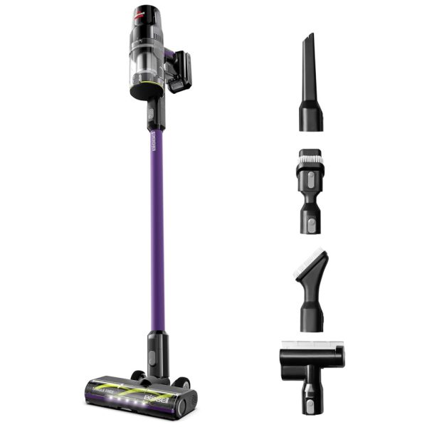 ectq7j2r445c0b_0 jpg - Aspirador de Pó sem Fio Leve com Bateria Removivel, 40 Min de Duração, 110V 300W BISSELL CleanView XR Pet, Roxo