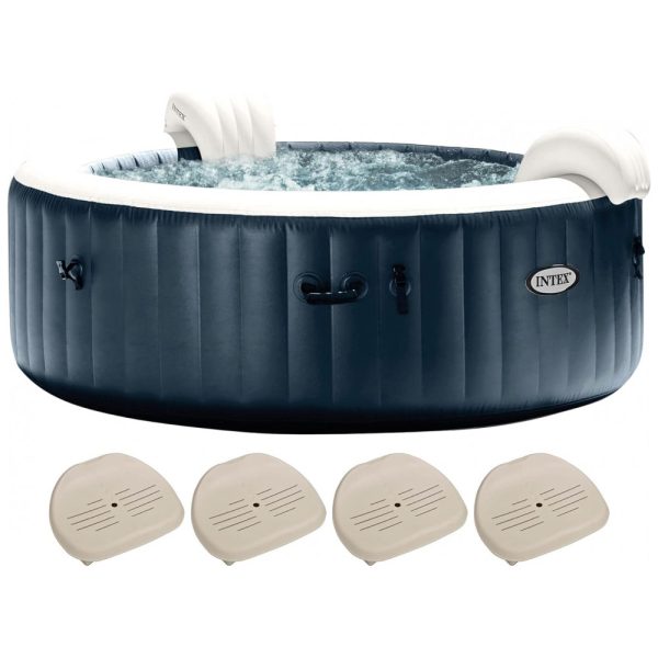 ectq7mmvx7bb0b_0 jpg - Spa Inflável Hidromassagem com 4 Assentos Antiderrapantes, Intex 28431EP PureSpa, Azul