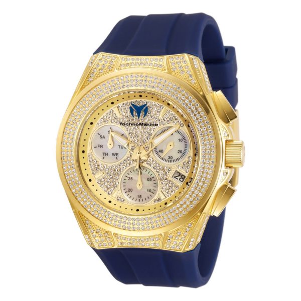 ectq801811_mt_vni_0 jpg - Relógio Feminino TechnoMarine Cruise Diva Pave com Mostrador Pave em Madrepérola, Invicta TM118108, Azul