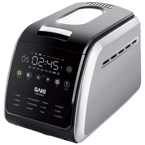 ectq89fp39780b_0 jpg - Máquina de Fazer Pão Automática 12 em 1 até 1.5 kg, 850W, 110v, SAKI SK BM8910, Preto