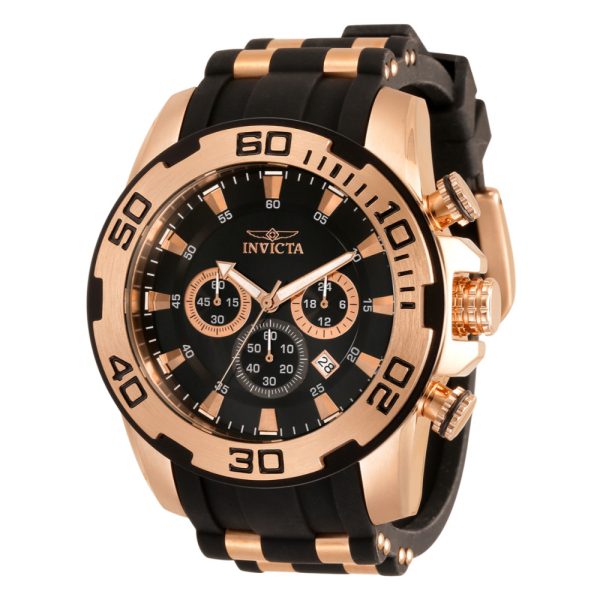 ectq93933_vni_0-1 jpg - Relógio Masculino Pro Diver, Invicta 33939, Preto e Ouro Rosa