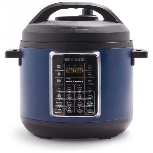 ectq9kqx7s190b_0-1 jpg - Panela de Pressão 16 em 1, Capacidade 5.6L, 110V 1000W, BLUE DIAMOND COOKWARE CC004430 001, Azul