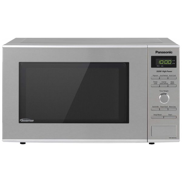 ectqarvm58700b_0 jpg - Micro Ondas de Bancada em Aço Inoxidável 22L, 110V 950W, Panasonic NNSD372S, Prata