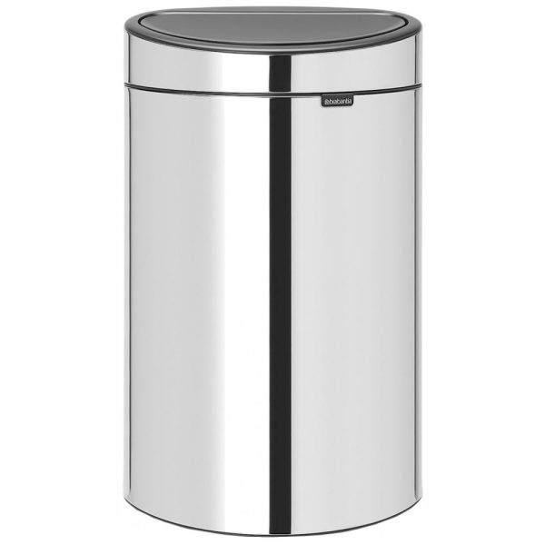 ectqb7x794n10b_0 jpg - Lixeira para Cozinha 40 Litros com Tampa Removível, Brabantia, Prata