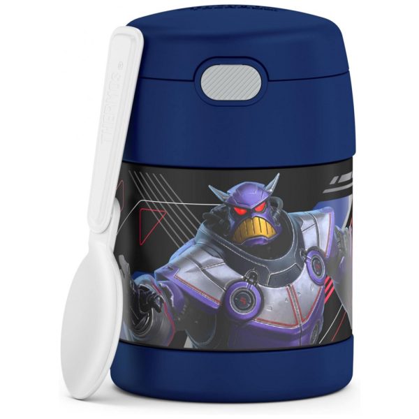 ectqbg87b6y90b_0 jpg - Disney Pixar Lightyear Frasco Térmico para Alimentos 300mL em Aço Inoxidável com Colher Dobrável, THERMOS F3102LR6, Azul