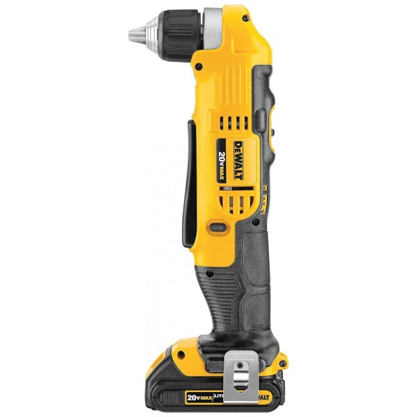 ectqc3iim2500b_0 jpg - Furadeira Angular sem Fio à Bateria 20V, DEWALT DCD740C1, Amarelo