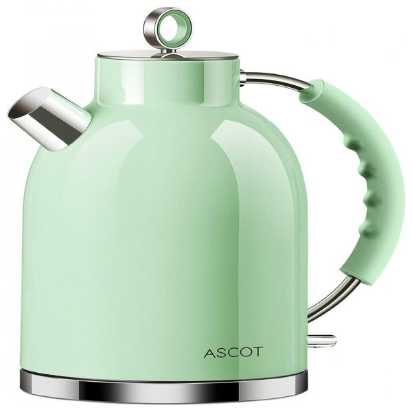 ectqc5f6xx280b_0 jpg - ASCOT Chaleira Elétrica, Aço Inoxidável, 1.7L, Aço Inoxidável, Verde Claro 110V