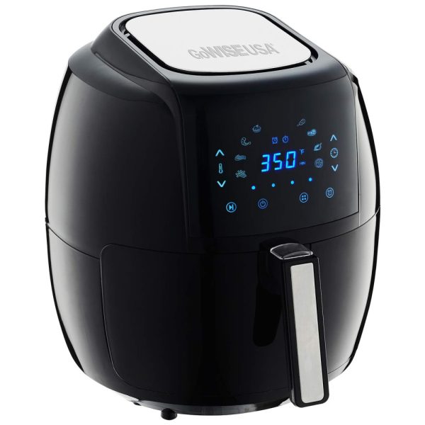 ectqd6gjr7770b_0 jpg - AirFryer 8 em 1, Capacidade 5,5L com Display Digital, 110V 1700W, GOWISE USA GW22731, Preto