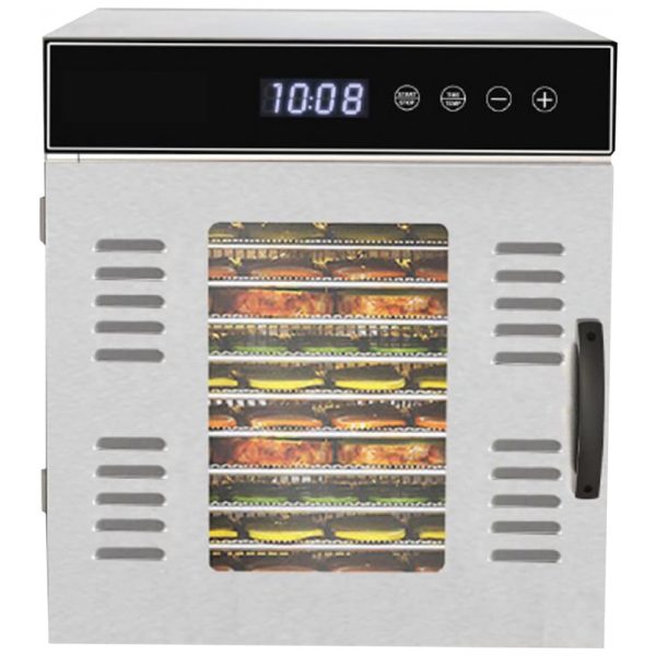 ectqd6j56sjb0b_0 jpg - Desidratador de Alimentos com 14 Bandejas em Aço Inoxidável, 110V 1000W, NutriChef