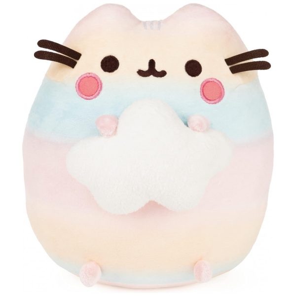 ectqd9cj3n790b_0 jpg - Pelúcia Pusheen Rainbow para Crianças Maiores de 8 Anos, GUND 6061522, Branco