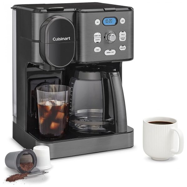 ectqf6d959pb0b_0 jpg - Cafeteira Programável 1 Litro em Aço Inoxidável com Painel Digital, 110V 800W, Cuisinart, Preta