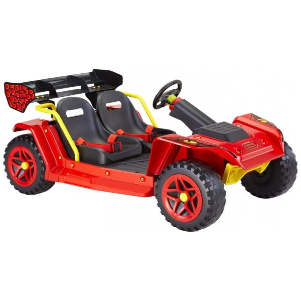 ectqfvbkqpq90b_0 jpg - Carrinho Dino Duno Elétrico Recarregável 12V com Assentos Ajustáveis para Crianças de 3 a 6 anos, LITTLE TIKES 660078UK, Vermelho